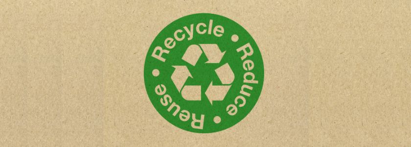simbolo riciclare scatole di cartone