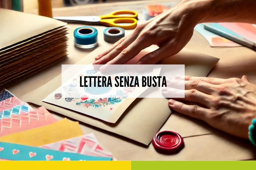 inviare una lettera senza busta