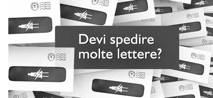 spedire molte lettere