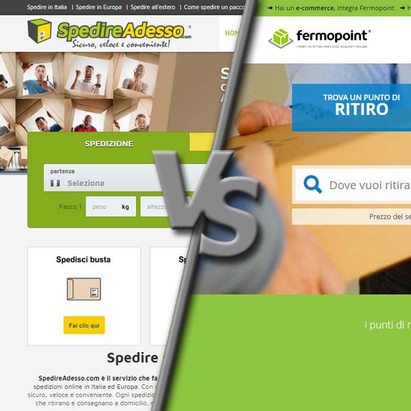 SpedireAdesso Vs Fermopoint: i due spedizionieri a confronto